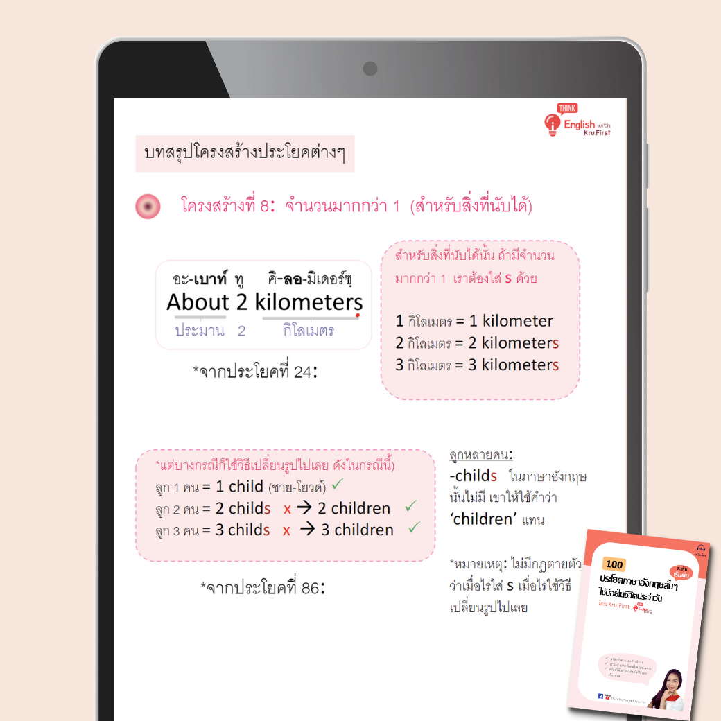 Ebook โปรจับคู่: 100 ประโยค + 15 บทสนทนาใช้บ่อยในชีวิตประจำวัน